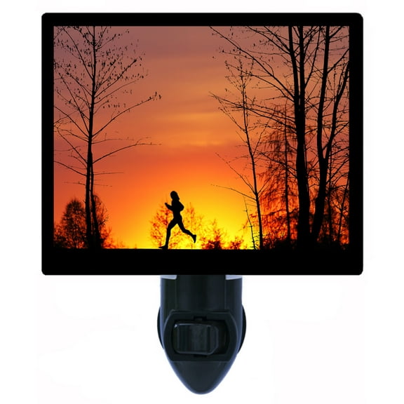Night Light - Night Light Plus Extra Free Switchable Insert. 4 Watt Bulb, E12 Base. Running Woman.
