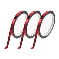 Unique Bargains Pinstripe Tape 164.04ft x 0.31" Car Stripes Pinstripe Decals for Car, Motorcycle and Boat, Racing Stripes DIY Stickers Mirror Red 3 Pcs