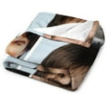 thumbnail image 3 of Handsome #1 Ian Somerhalder Blanket Ultra Soft Flannel Fleece Blanket Stylish Bedroom Living Room Sofa Warm Blanket All Season Use 40"*50" （100 * 130cm）, 3 of 6