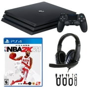 PlayStation 4 Pro 1TB Console with NBA 2K21 and Headset