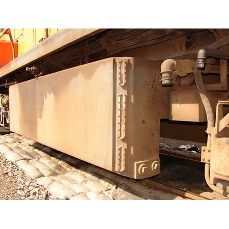 Canvas Print Saddle fuel tank on South African Class 34-000 34-059 Builder's Number: GE 37868 Type: GE U26C Locat Stretched Canvas 10 x