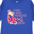 thumbnail image 4 of Inktastic I Have Been Promoted to Big Sister Pink Girls Long Sleeve Toddler T-Shirt, 4 of 5