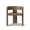 Heritage Medium-Dark Brown, variant on Soren Solid Reclaimed Elm Sculptural Accent Curved Dining Chair Heritage Medium-Dark Brown