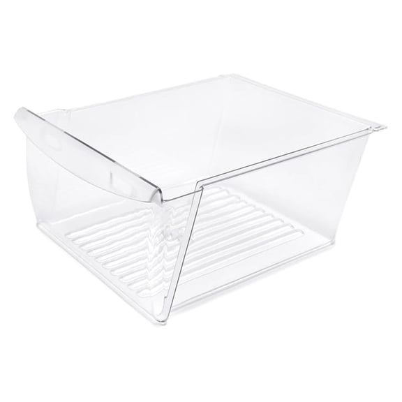 240351061 Crisper Pan Drawer Compatible with Refrigerator Freezer AP4424911 240351005 240351062 Plastic (PC) Replacement Only Clear