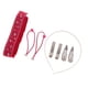 thumbnail image 4 of 8 piezas de cintas rosas elásticas para el cabello, soportes , pinzas para el cabello, diadema de plástico para accesorios para el BLESIY Hair Elastics Ponytail Holders, 4 of 8
