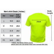 2 Pack-High Visibility Short Sleeve T-Shirt Hi Vis Green Work Safety Shirts Size: Medium