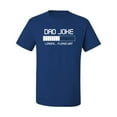 thumbnail image 2 of Wild Bobby,Dad Joke Loading Hilarious Funny Dad Granpa Daddy, Father's Day, Men Graphic Tees, Royal, 4XL, 2 of 3