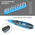thumbnail image 4 of DNA Motoring TOOLS-00013 Blue 46 PCs Home Tool Set Electonic Repair Precision Screwdriver Voltage Tester Hammer Plier DIY Kit, 4 of 6