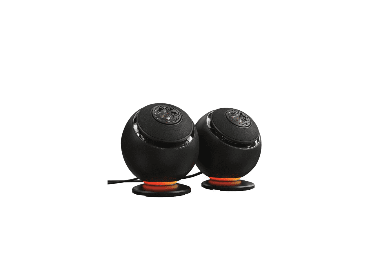 Creative Pebble Nova Premium 2.0 USB-C Speakers with Coaxial Drivers - Black