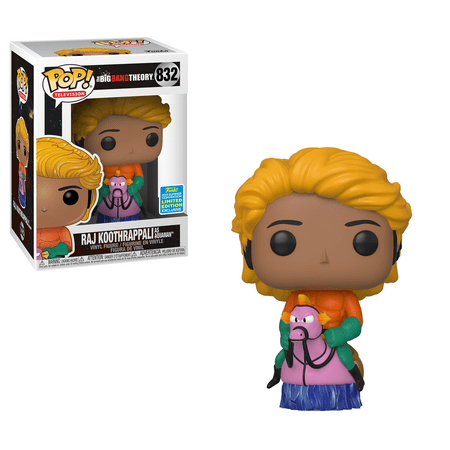 Funko POP TV: Big Bang Theory - Raj as Aquaman (Justice League Halloween) - Summer Convention (Best Of Top Of The Pops)