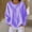 Purple, variant on Dolkfu Pull-on Women Clothing Retro Beige Crew Neck Long Sleeve Blouses & Tops Modern Solid Minimalist Tops Beige,L