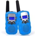 thumbnail image 1 of Walkie Talkie 2 para niños Adecuado para niños y niñas de 3 a 12 años Radio bidireccional con 3 millas BLUCH BLUE Regalo de Navidad B, 1 of 5