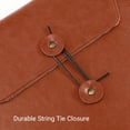 thumbnail image 5 of Premium Waterproof PU Leather A4 Document Bag - Large Capacity Expanding File Folder with Adjustable Strap, Durable Business & Office Organizer for Professionals, College Students, Travel (2 Sizes）, 5 of 11