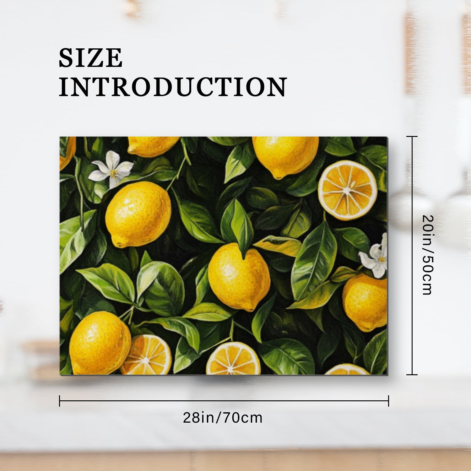 Electric Stove Covers, Vintage Lemons And Green Leaves, Waterproof Ceramic Cooktop Cover, Glass Induction Cooktop Protector mat, Non-slip Foldable Decoration pad for Kitchen RV (28×20 Inch)