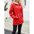thumbnail image 4 of xiaxaixu Veste d'Extérieur Femme Veste à Manches Longues à Capuche Rayée, 4 of 5
