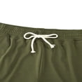 thumbnail image 4 of AMERTEER Shorts de Jogging pour Hommes Shorts de Course de Gym Couleur Unie, 4 of 5