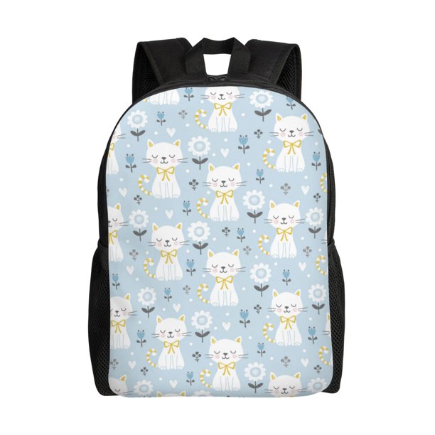 Balery Cute Cat Mochila - Mochila Estilosa y Duradera para Laptop de 15 Pulgadas con Tela Oxford Impermeable