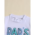 thumbnail image 6 of Yunliwuli Little Boys Summer Shorts Sets Short Sleeve Letter Embroidery Tops and Drawstring Shorts Sets, 6 of 10