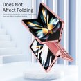 thumbnail image 4 of Allytech Samsung Galaxy Z Fold 3 Case with Build-in Screen Protector, Full Body Protective Shockproof Wireless Charging Support Hinge Protective Case Cover for Samsung Galaxy Z Fold 3 - Rosegold, 4 of 7
