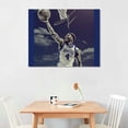 thumbnail image 2 of Orinice  Basketball Star Anthony Edwards Minimalist Style Poster Art Picture Print Modern Family Office Posters. Unframe 16x12in, 2 of 6