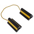 thumbnail image 1 of Car Tire Stopper, Wheel Chocks Versatile Yellow Reflective Strip Anti Slip 1 Pair  for Car, 1 of 7