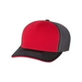 thumbnail image 2 of Richardson Pulse Sportmesh with R-Flex Cap, L-XL, Red-Charcoal-Black Tri, 2 of 3