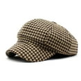 thumbnail image 7 of SikaFu Fashionable Birds Ms. Ms. Ms. Autumn And Winter Warm Battles Muslie Hat Retro Octagonous Casual Beret., 7 of 7