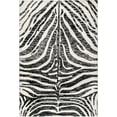thumbnail image 2 of nuLOOM Royal Contemporary Zebra Stripes Area Rug, 8' x 10', Black, 2 of 2