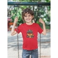 thumbnail image 2 of Unicorn Donut With Colorful Flag T-Shirt Juniors -Image by Shutterstock,  x-Large, 2 of 4