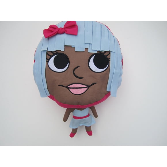 Peluche almohada DreamFrenz Brittany Blue de 30 cm de diámetro