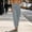 Gray, variant on Women’s Front-Pleated Wide-Leg Suit Pants, Double-Button Waist & Wrinkle-Free Cut for Relaxed Downtown Café Pause Moments Gray S