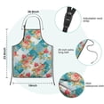 thumbnail image 7 of Pioneer Flower Floral Print Pattern Kids Aprons for Girls and Boys,Adjustable Neck Strap Toddler Aprons for Kids Cooking Baking, 7 of 7