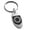 Silver, variant on Stainless Steel Crown of Thorns Adversity Coat of Arms Shield Engraved Small Oval Charm Keychain Keyring