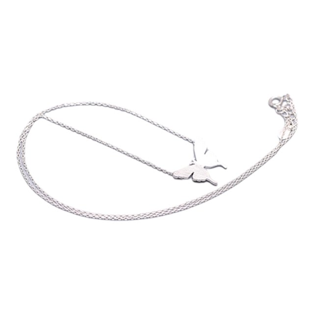 Qarigey Elegante collar de plata hecho con plata para un collar con colgante de mariposa de belleza atemporal Collares Ropa, zapatos y accesorios Miscelánea
