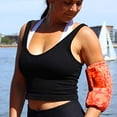 thumbnail image 5 of HurtSkurt - 2 in 1 - Harness-Free Fashionable Cold Therapy Compression Gel Sleeve & Ice Pack Stretch-to-Fit Medium (Waikiki Coral), 5 of 6