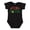 AB-Black, variant on Feliz Navidad Christmas Boys or Girls Baby Bodysuit