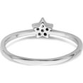 thumbnail image 5 of Sterling Silver Rhodium Plated Cz Star Ringsize 7 - Jbsp, 5 of 5