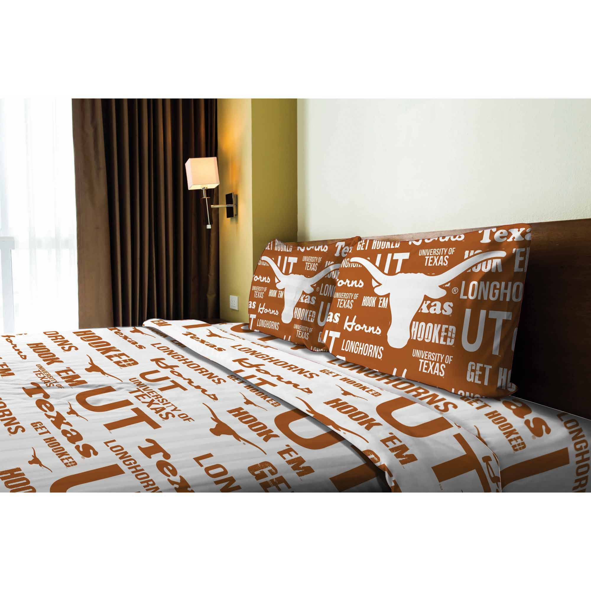 Texas Longhorns Anthem Tw Sheet Set Com
