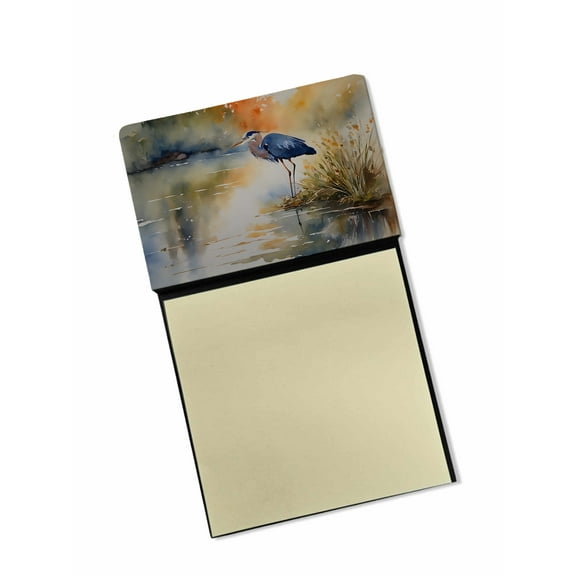 Blue Heron Sticky Note Holder 3.25 in x 5.25 in