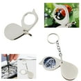 thumbnail image 7 of FEISHENTT Mini Pocket Magnifying Glass with Keychain for Detailed Reading and Precision Hobby Tasks, 7 of 7