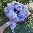 thumbnail image 3 of Regalos de Navidad Sanrio Ramo de flores de peluche Kuromi Muñeco de peluche suave Animales Día de San Valentín Cumpleaños Regalo de fiesta de boda, 3 of 4