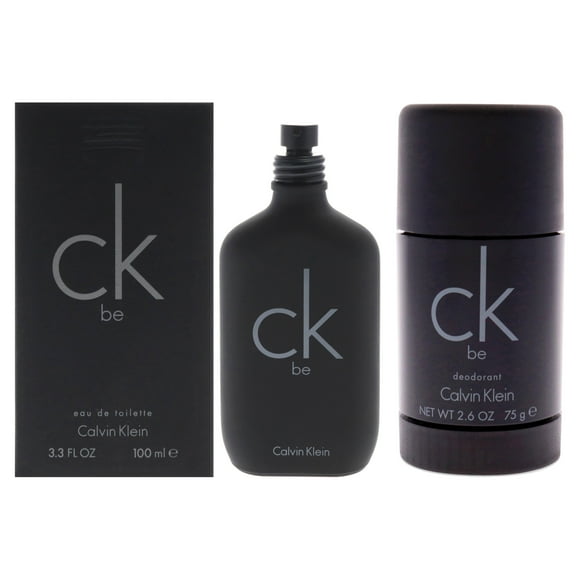 Kit CK Be de Calvin Klein para unisex: kit de 2 piezas: spray EDT de 3,3 oz y desodorante en barra de 2,6 oz