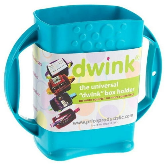 Dwink Universal Juice Pouch Milk Box Holder (Teal)