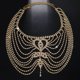thumbnail image 2 of Cadena de cabeza de cristal TUNC sombrero plateado tiara fiesta, 2 of 4