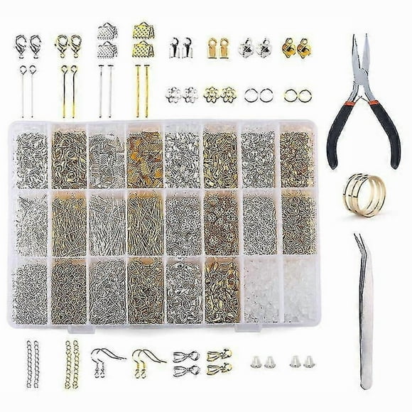 1763pcs Jewelry Making Supplies Kit - Jewelry Repair Tool With Accessories Jewelry Pliers Jewelry Findings