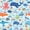 Blue 04, variant on meiyoeat Beach Vacation Shark Starfish Twin Quilt Set for Boys Girls, Summer Palm Tree Twin Coverlet Set, Blue, 2pcs