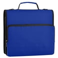 thumbnail image 2 of 3 Ring Zipper Binder with Shoulder Strap Waterproof Trapper Keeper 1.5 Inch D-Ring 500 Sheets Capacity Dark Blue, 2 of 8