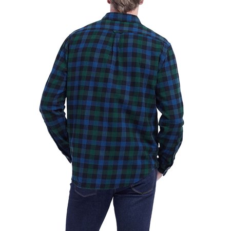 Eddie Bauer - Eddie Bauer Mens Size Small Long Sleeve Bristol Flannel Shirt, Buffalo Forest 