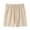 Khaki, variant on XEGLSBU Mens Swim Trunks with Liner 11 Men's Spring Solid Color Slim Shorts Cotton and Linen Tether Pants Army Green Size M