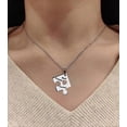 thumbnail image 4 of HTOOO 4 Pcs Puzzle Best Friends Forever Necklaces Stainless Steel Engraved Heart & 3 Pcs Simple Bar BFF Pendant Set Friendship Necklaces, 4 of 4